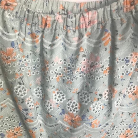 Anthro Laia Aqua Eyelet Top, Sz S, BNWT - Picture 6 of 9